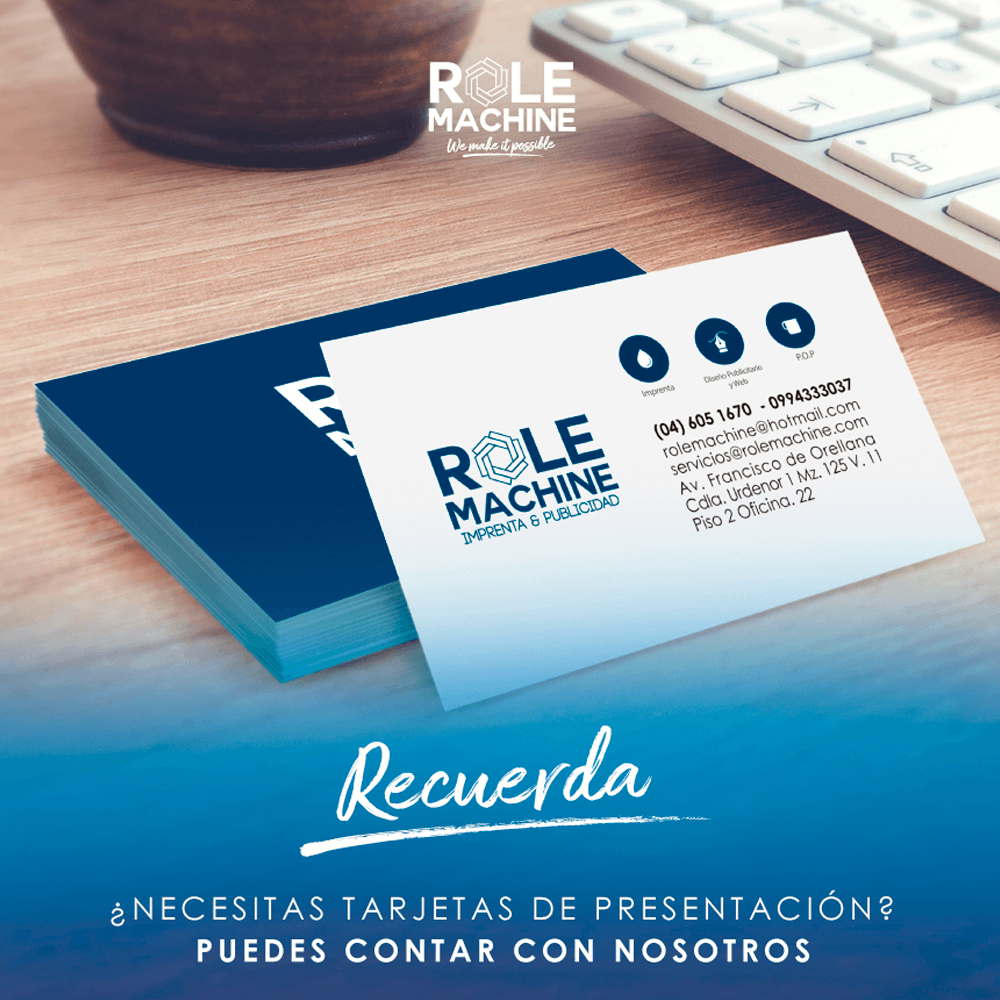 tarjetas laminadas
